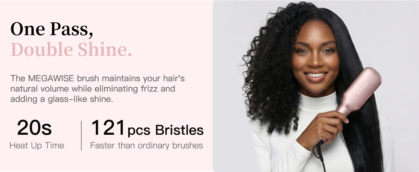 hair straightener brush