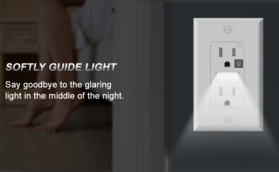 night light wall outlet