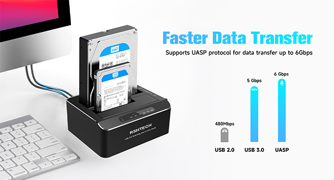 USB 3.0 to sata hard disk dock