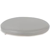 Sigmat PU Leather Round Chair Cushion Memory Foam Waterproof Round Stool Cushion for Kitchen Stoo...