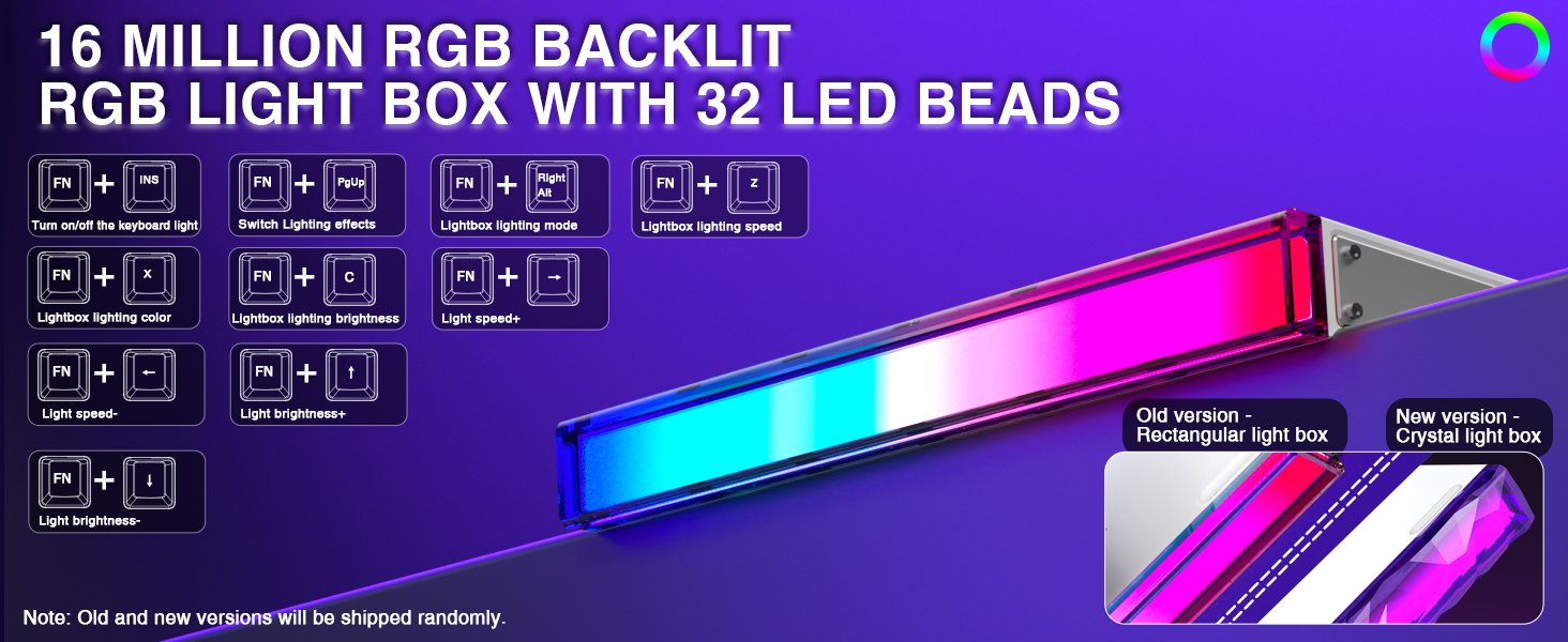 rgb backlit light up keyboard