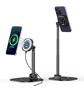 VRIG Magnetic Desk Phone Stand for Office/Home 360°Rotation Rechargeable Phone Holder with Magnet...