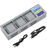 Hanatora Digital Display 3 in 1 Battery Charging Hub for DJI Mavic 3/Classic/Pro/Cine/Enterprise ...