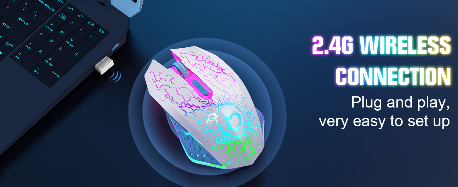 2.4g wireless gaming mouse