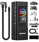 NEXPOW 150 PSI Tire Inflator Portable Air Compressor, 12000mAh Battery Auto Shut-Off Air Pump for...