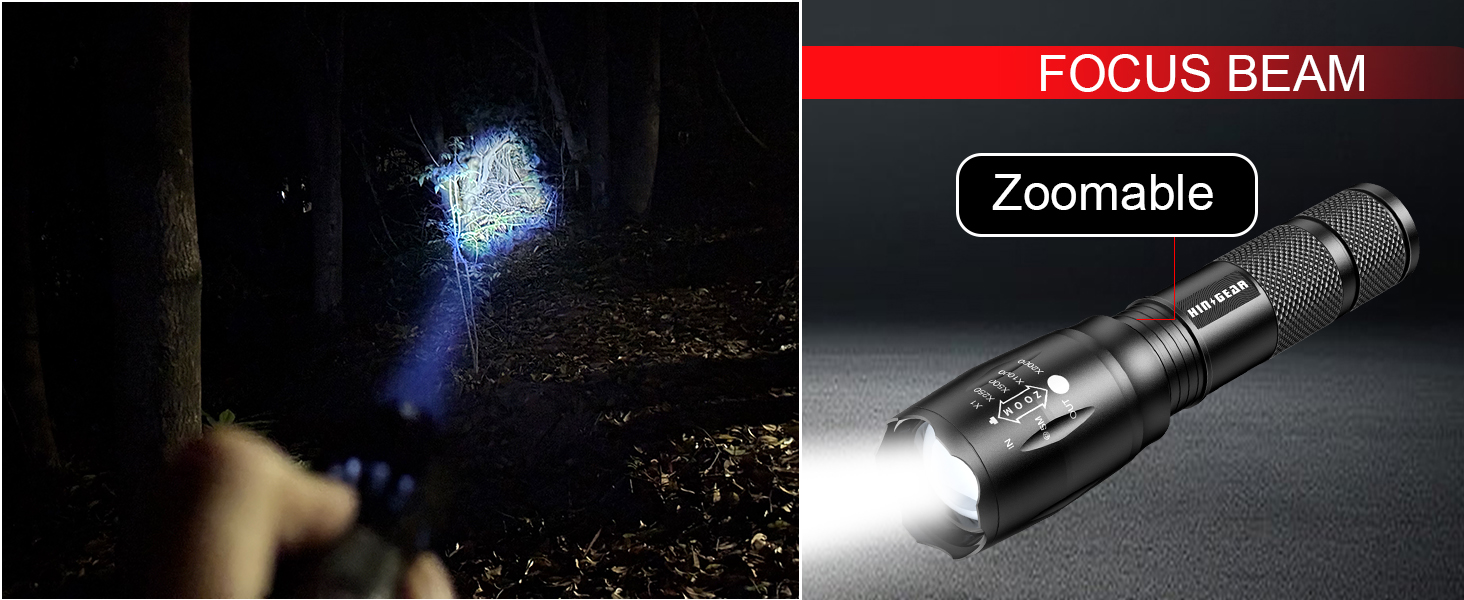 tactical flashlights