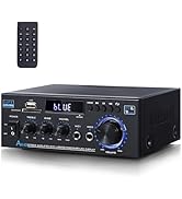 AK45 Stereo Receivers Amplifier Home Audio with Bluetooth, 300W, 2.0 Channel Power Amplifier for ...