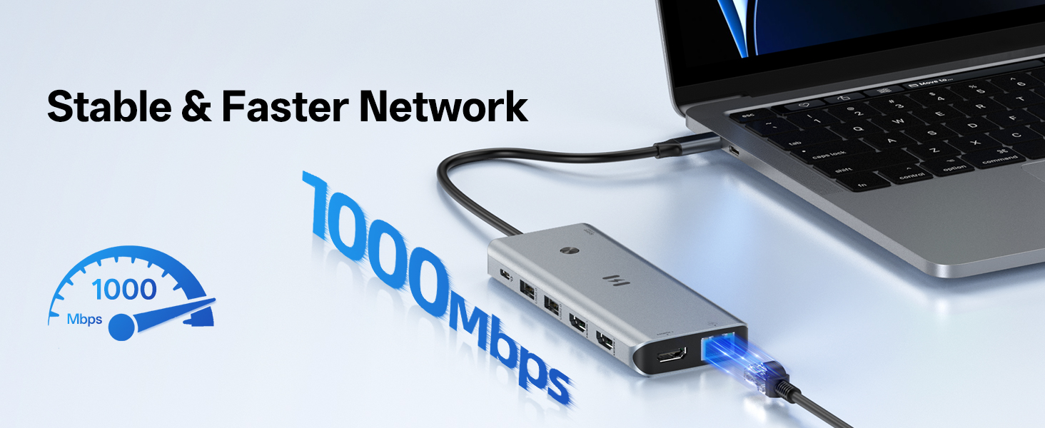 docking station with ethernet port