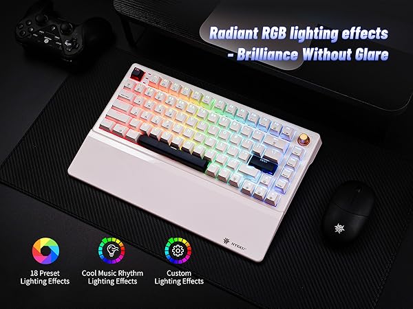 Radiant RGB lighting effects - Brilliance Without Glare
