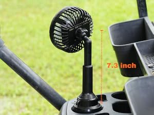 fans for golf carts