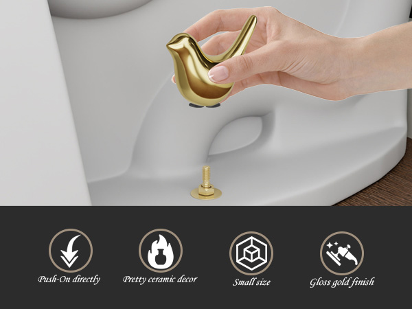 Bathroom decor toilet bolt cap decorative