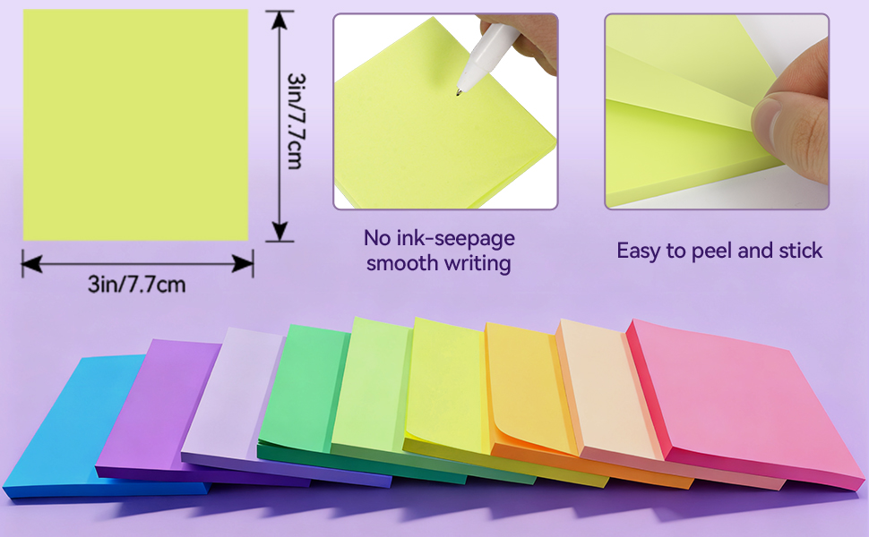 sticky notes 3x3 for school Supplies