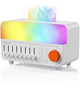 TMEHM 2026 4-in-1 Aroma Essential Oil Diffuser with Bluetooth Speaker Function, Humidifier, 12 Co...