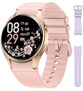Smart Watches for Women, 1.26" Bluetooth Smart Watch with Heart Rate/SpO2/Sleep Monitor, 110+ Spo...