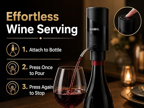 Effortless Wine Serving