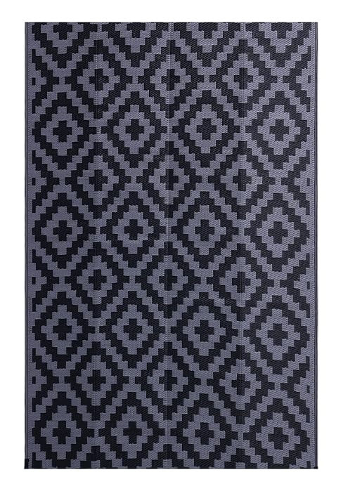 Black &amp;amp;amp;amp;amp;amp; Grey outdoor rug