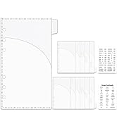 Mogoostry 12pcs A6 Binder Pocket 6Tabs Cash Envelopes with Label Sticker A6 Budget Sheet Sleeves ...