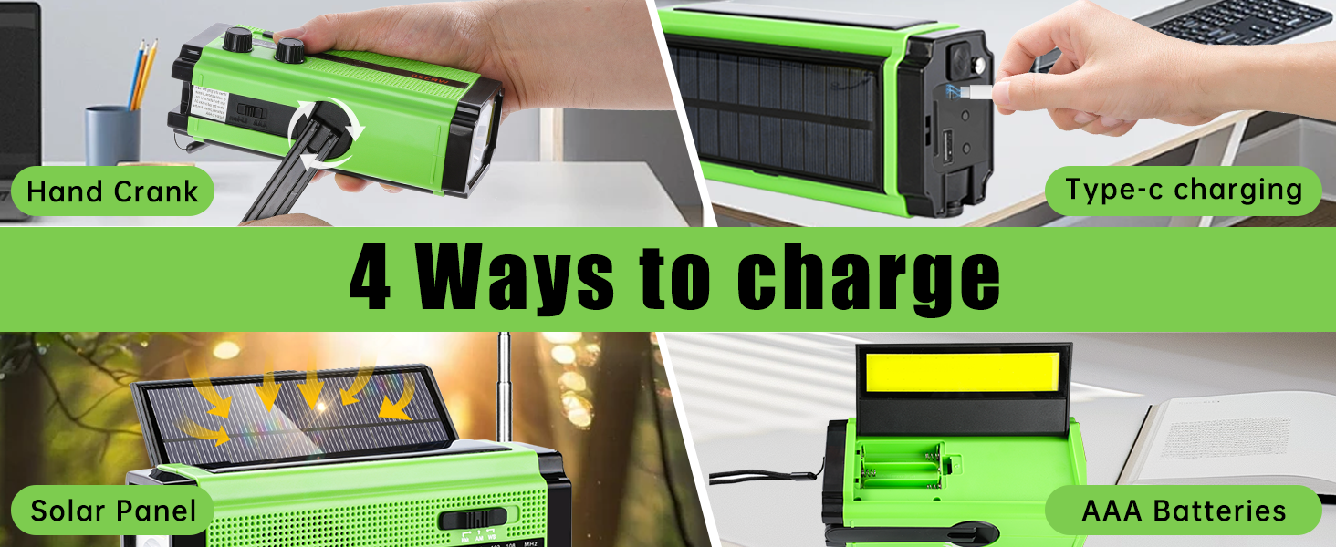 4 ways charges radio