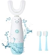 Meqtpomy Kids Electric Toothbrush,U Shaped Toothbrush Waterproof Battery Powered 360 Automatic So...