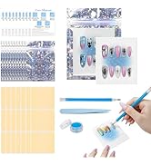 Raisetip 100PCS Press on Nail Packaging Bag, 100PCS Display Card with 231 Pcs Pre-cut Adhesive Ta...