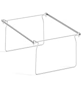 SUNEE Hanging File Folder Frame, Letter Size Files Holder Bars 17.5 Inches, Set of 1