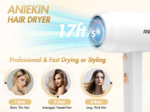 ANIEKIN Hair Dryer