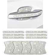 AOCISKA 10 Pieces Bling Car Door Handle Protector,Bling Car Door Handle Stickers,Universal Car Ha...
