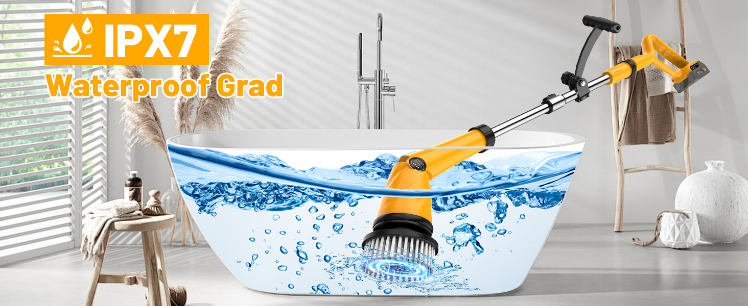 electric spin scrubber