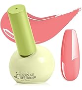MelodySusie Sweet-Scented Plant-Based Gel Nail Polish, Unique 16.5ml Tilt-and-Stand Bottle for Ea...