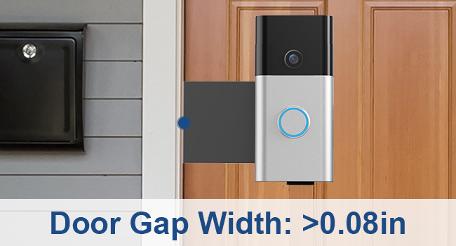 Door Gap Width: &amp;gt;0.08in