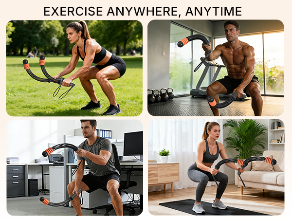 adjustable resistance ropeless battle ropes