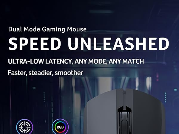 dual mode gaming mouse