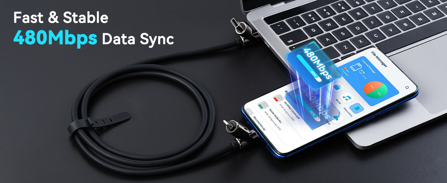 240w 4-in-1 usb c cable
