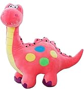 Marsjoy 14" Pink Stuffed Dinosaur Plush Toy for Baby, Kids Birthday Gifts