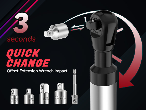 Offset Extension Wrench Impact 1/2&amp;#34;