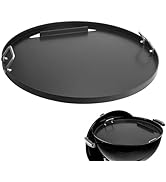 Full Size Griddle Inserts for Weber 22" Charcoal Grills, Flat Top Griddle for Weber 22" Original ...