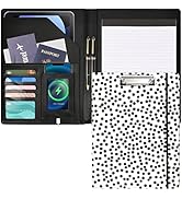 Clipboard with Storage 360 Foldable Leather Portfolio Junior Padfolio Clipboards Folder