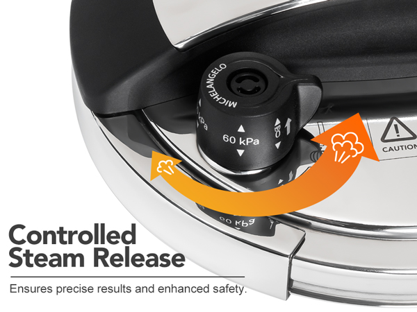 pressure cooker stainless steel pressure cooker with steamer and glass lid for multi-use