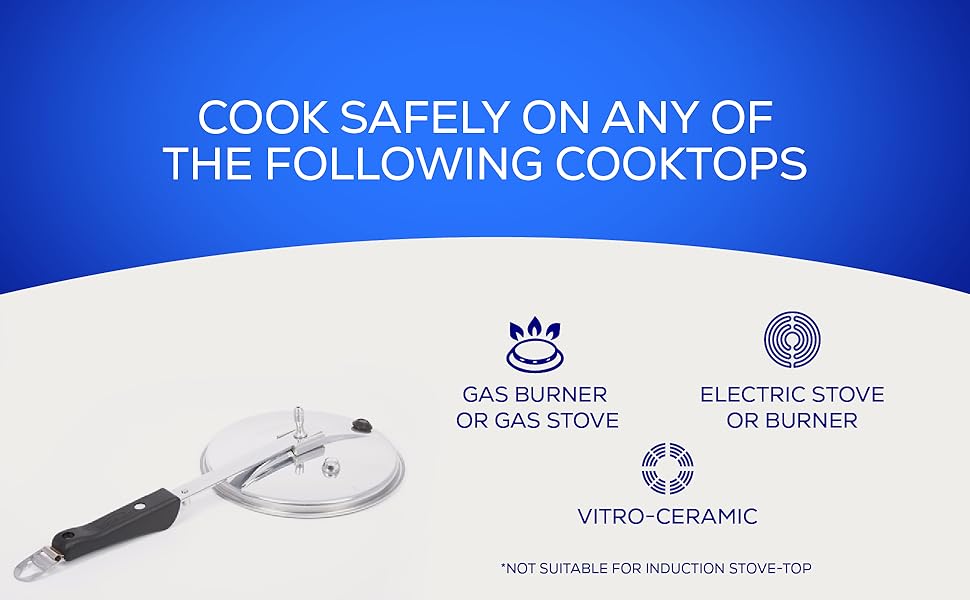 Universal Aluminum Pressure Cooker 6.3 Qt