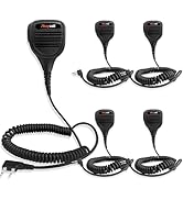 Maycall Walkie Talkie Microphone Two Way Radio Shoulder Mic Compatible with Retevis RT68 RT21 H-7...