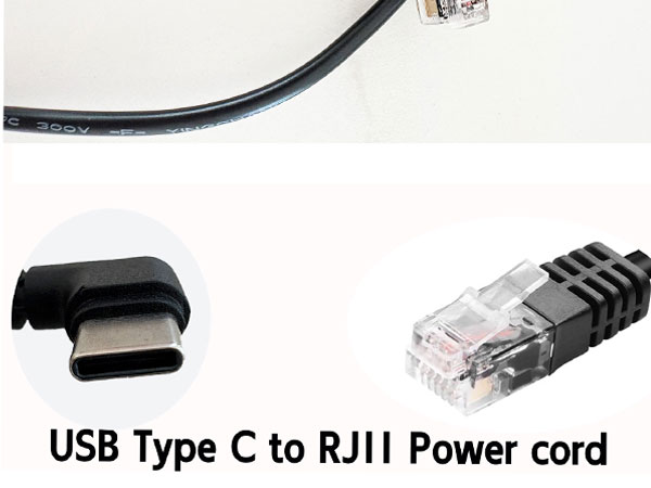 RJ11 to USB-C Power Cord for Uniden Radar Detectors, Replacement Cable Compatible with Uniden