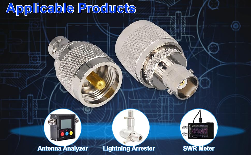 BNC to UHF Antenna Adapter