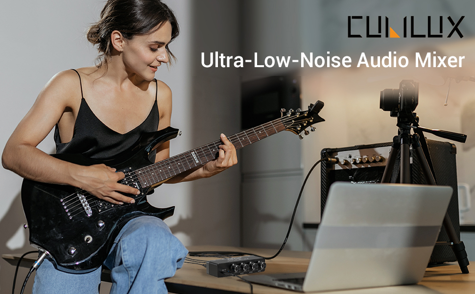 Ultra-Low-Noise Audio Mixer