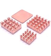 Easycargo Raspberry Pi Copper Heatsink Kit + 3M 8810 Thermal Conductive Adhesive Tape for Cooling...