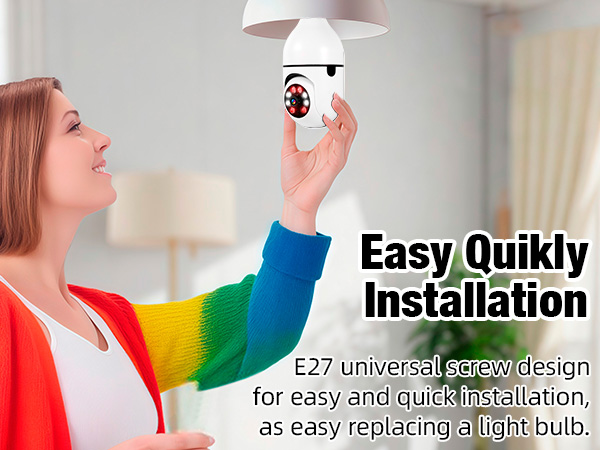 light bulb security camera