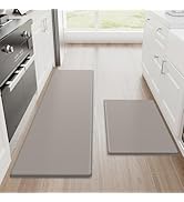 StepRite Kitchen Mats, 2PCS Kitchen Rugs, Cushioned Anti Fatigue Kitchen Mats for Floor, Non-Slip...