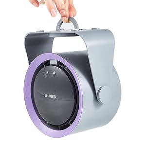 Hanging fan by the hook 