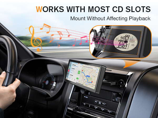 CD Slot CarPlay Mount