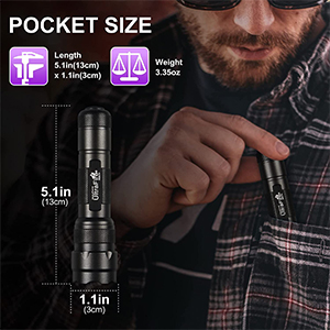 flashlight Size