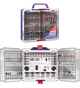 WORKPRO 530-Piece Rotary Tool Accessory Kit, Rotary Tool Bits for Easy Cutting, Grinding, Sanding...